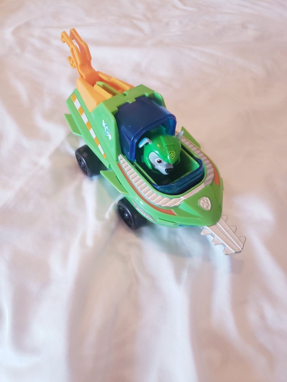 PAW Patrol Aqua Pups Rocky Transforming Vehicle With Rocky